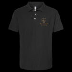 Men's Cotton Polo Shirt Black Large