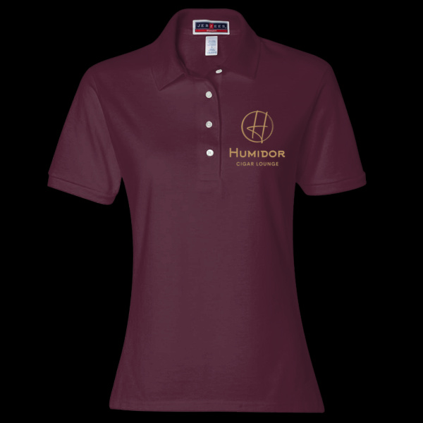 Women's Dri Fit Polo Shirt Burgundy Medium