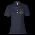 Women's Cotton Polo Navy Large